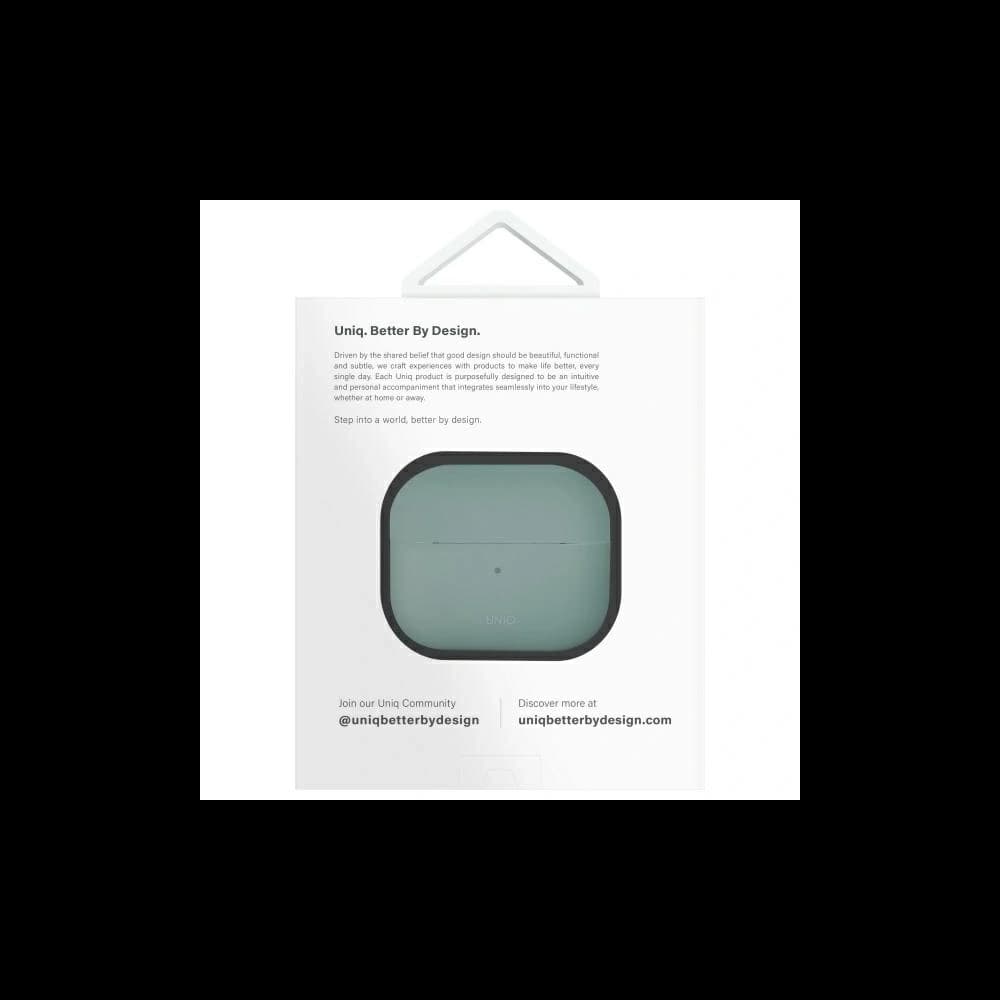 UNIQ Lino Apple AirPods 4 Siliconă verde plantă de gheață - 7