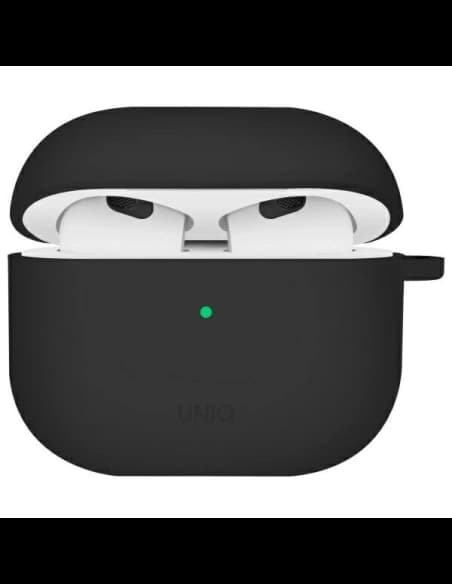 UNIQ Nexo Apple AirPods 4 + Cârlige pentru urechi din silicon negru