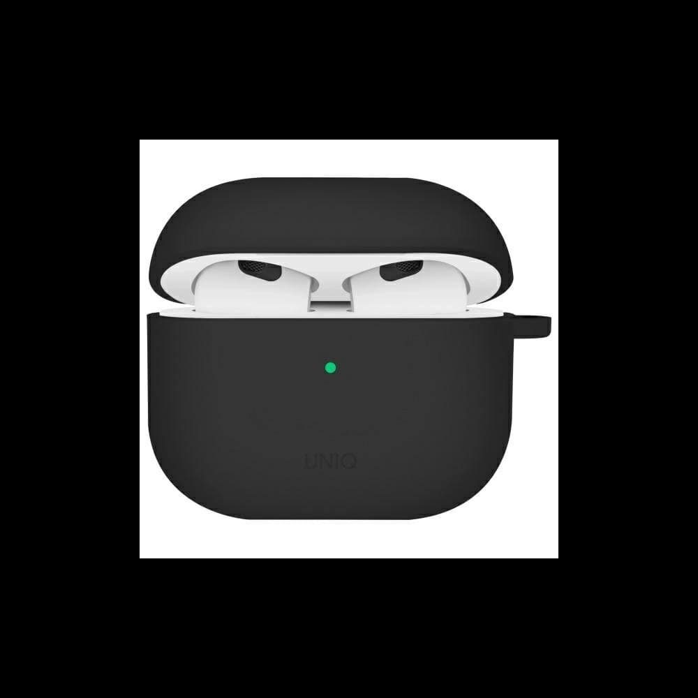 UNIQ Nexo Apple AirPods 4 + Cârlige pentru urechi din silicon negru - 1