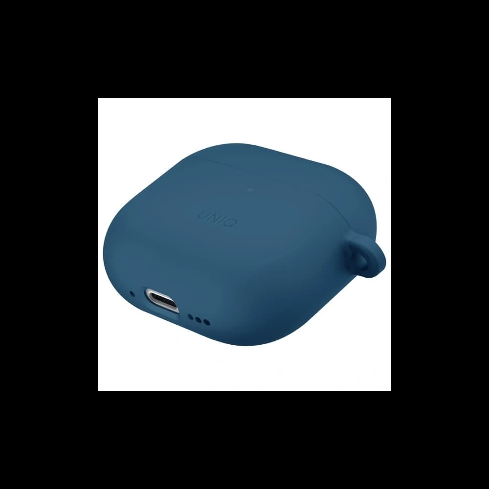 UNIQ Nexo Apple AirPods 4 + Urechi de silicon de culoare albastru pacific - 4