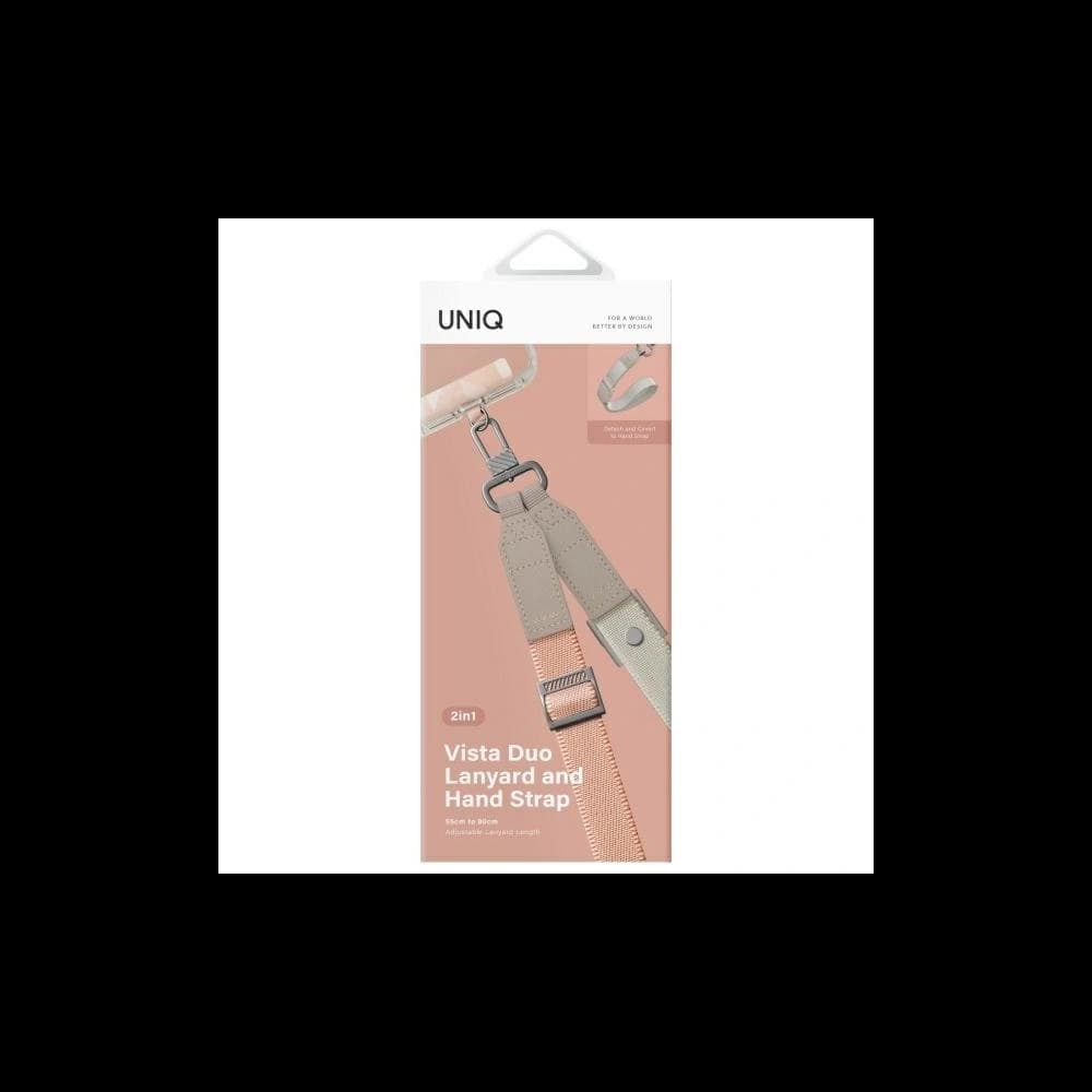 UNIQ Universal 2in1 phone lanyard Vista peach-beige - 4