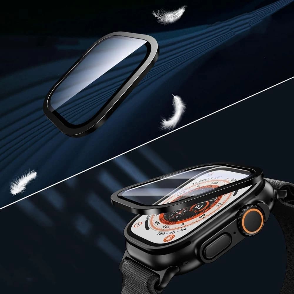 Tech-Protect Sticlă Ring Apple Watch Ultra 1 / 2 / 3 49mm Negru [2 PACHET] - 2