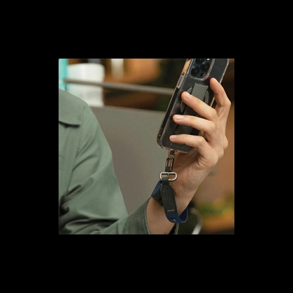 Uniwersalna smycz do telefonu 2w1 UNIQ Vista granatowy - 6