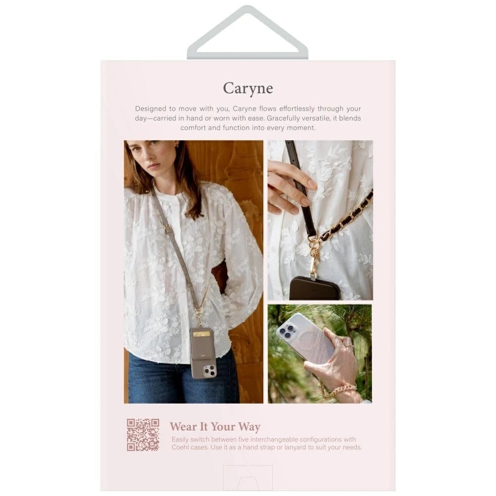 UNIQ Universal 3in1 Handyband Coehl Caryne mit einer Kartenbörse aus Ebenholz - 3