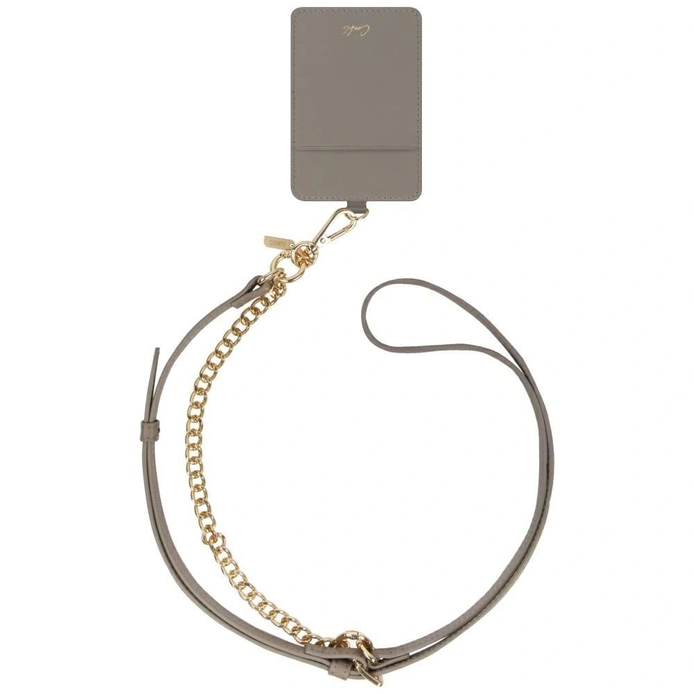 UNIQ Universal 3in1 telefonnyakpánt Coehl Caryne kártyatartóval pebble színben - 1