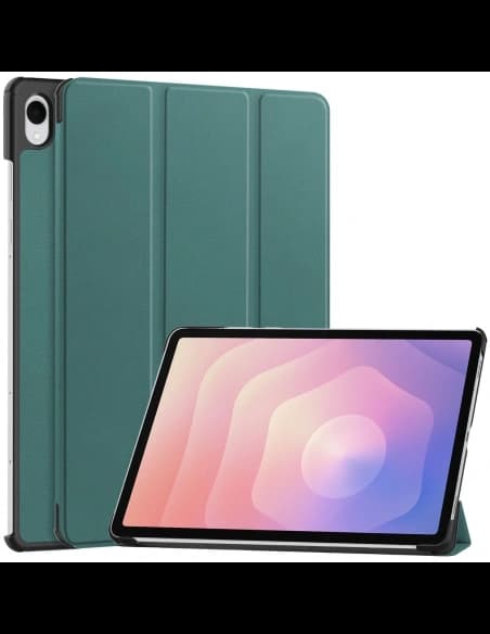 Bizon Case Tab Croc Samsung Galaxy Tab S11 Ultra dunkelgrün