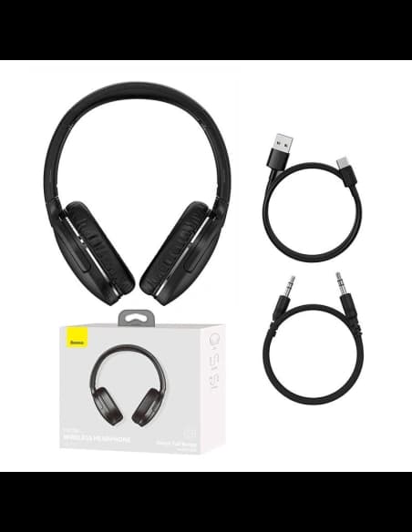 Căști wireless over-ear Baseus Encok D02 Pro Bluetooth 5.3 (negru)