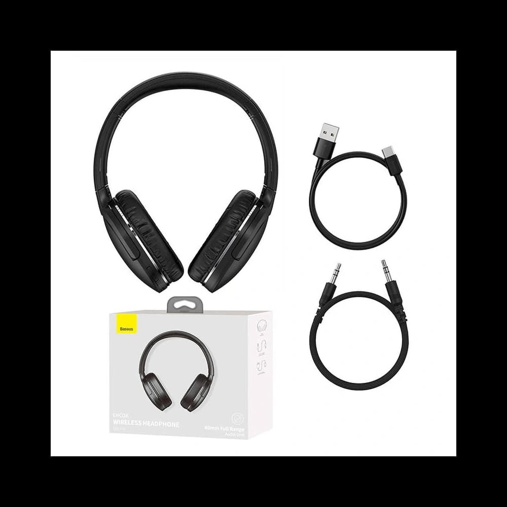 Baseus Encok D02 Pro Wireless Over-Ear Kopfhörer Bluetooth 5.3 (schwarz) - 1