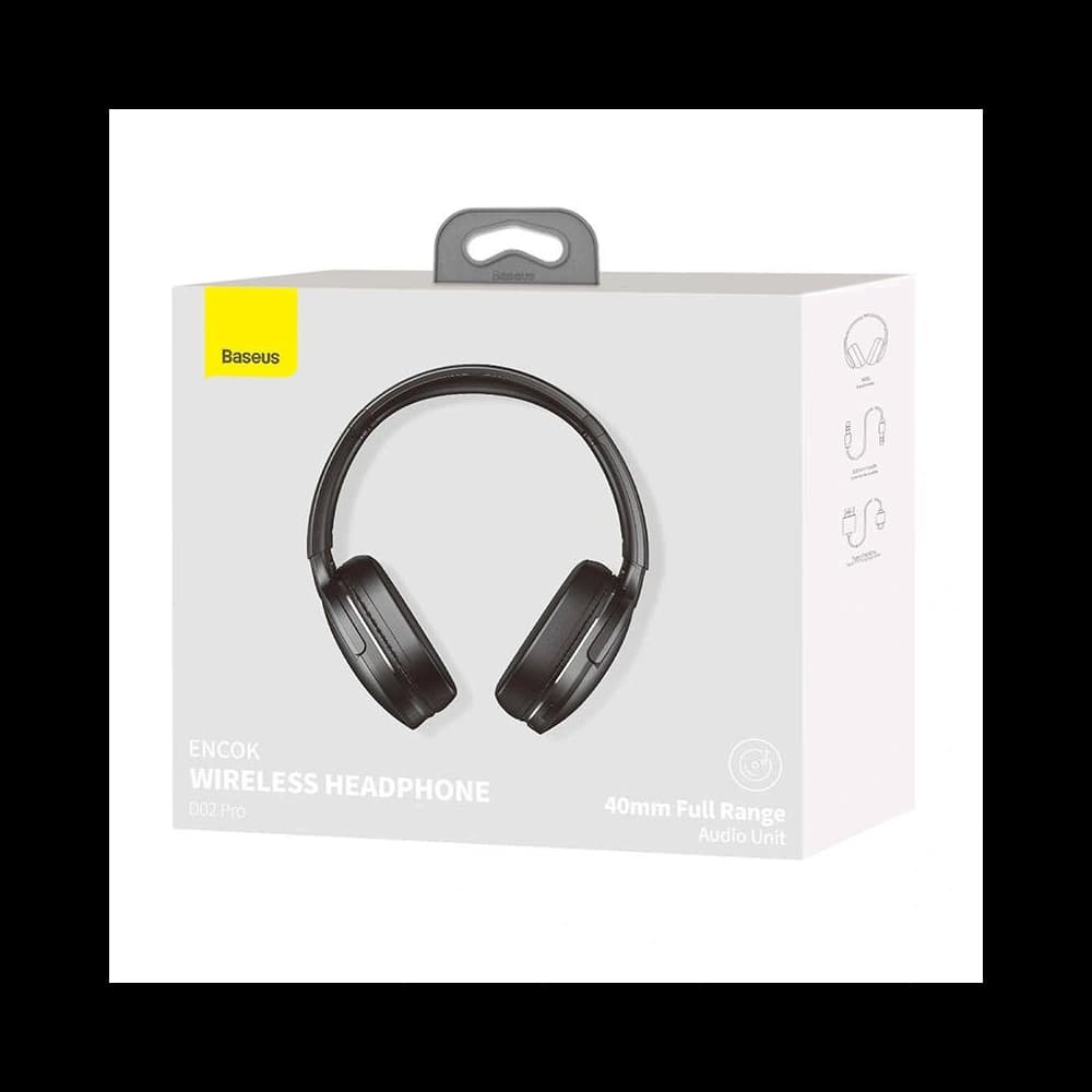 Baseus Encok D02 Pro Wireless Over-Ear Kopfhörer Bluetooth 5.3 (schwarz) - 8