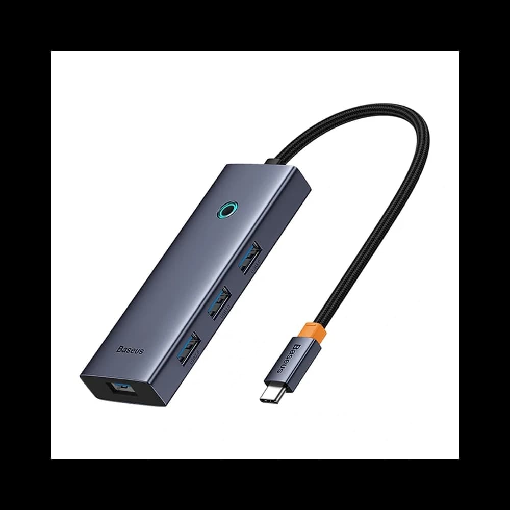 Baseus UltraJoy HUB 5in1 USB-C / HDMI4K@30Hz, 4xUSB-A 3.0 (gri) - 3