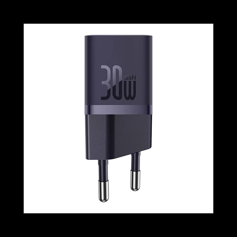 Baseus GaN5 30W Mini Zásuvková Nabíječka (fialová) - 2