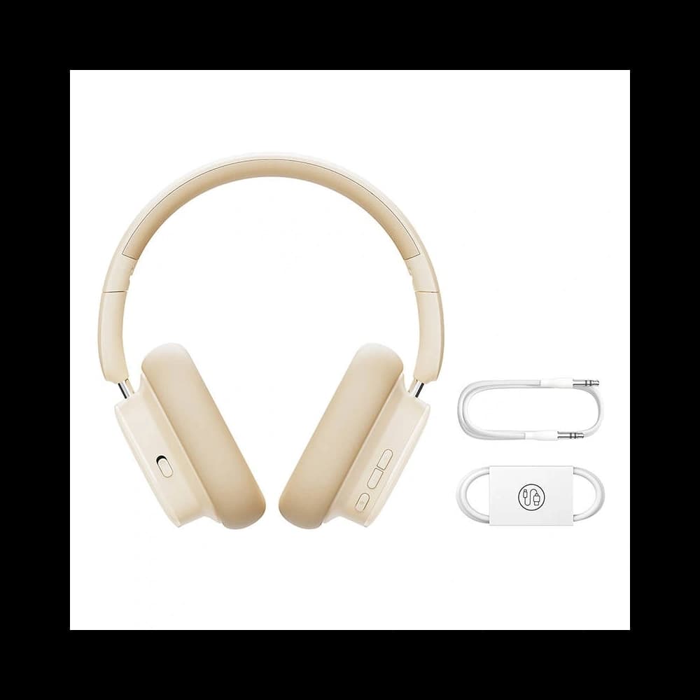 Baseus Bowie H1i ANC Wireless Over-Ear Headphones Bluetooth 5.3 (white) - 2