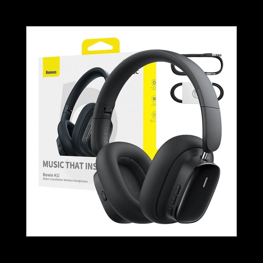 Baseus Bowie H1i ANC Vezeték nélküli Fülhallgató Bluetooth 5.3 (Fekete) - 10