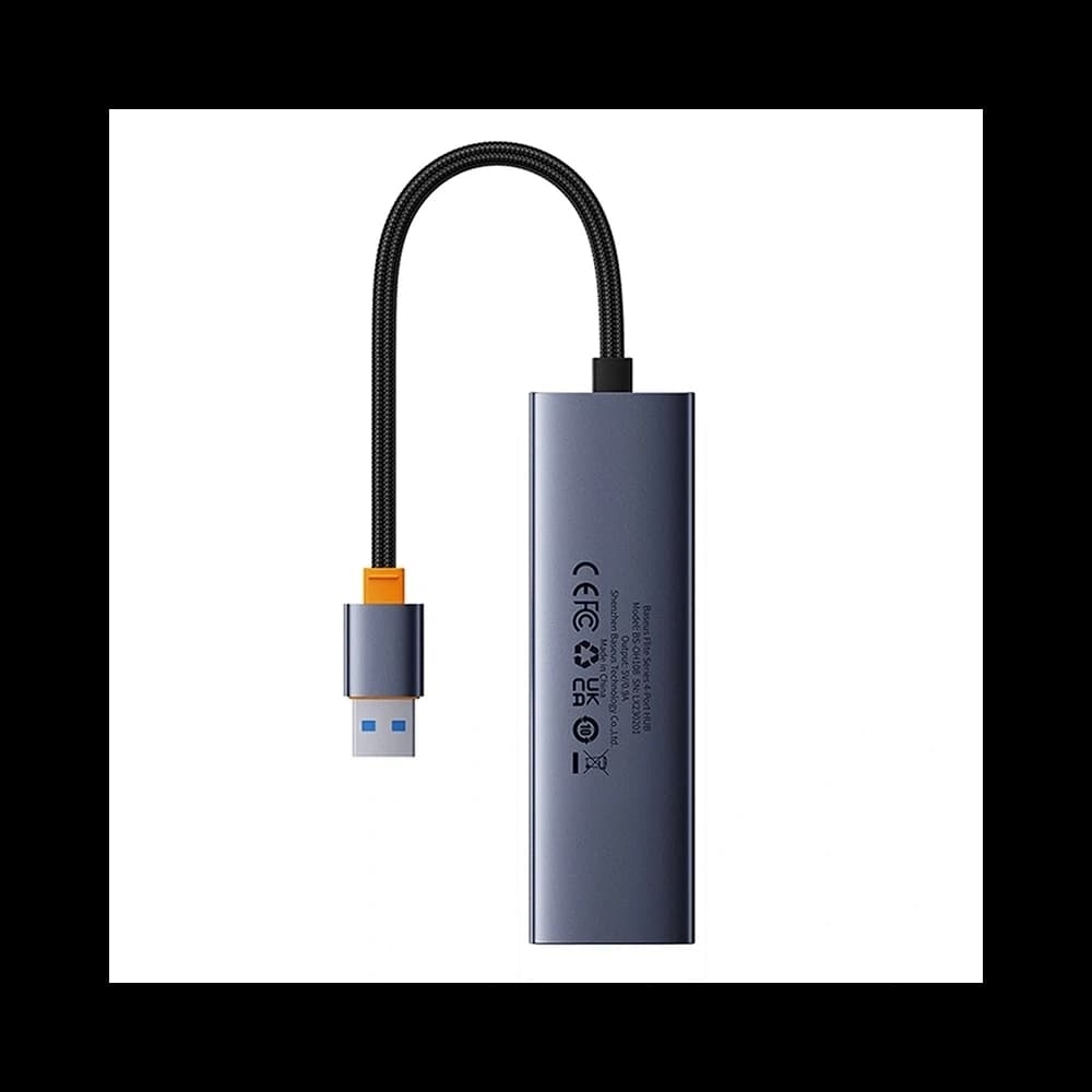 Adaptor Baseus UltraJoy HUB 4in1 USB-A / 4xUSB-A 3.0 (gri) - 2