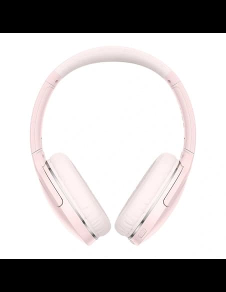 Baseus Encok D02 PRO Bezdrátová sluchátka přes uši Bluetooth 5.0 (Růžová)