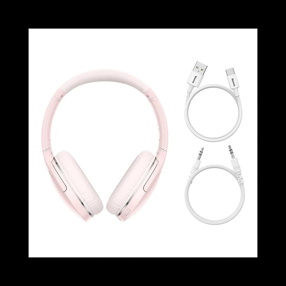 Baseus Encok D02 PRO Wireless Over-Ear Headphones Bluetooth 5.0 (Pink) - 2