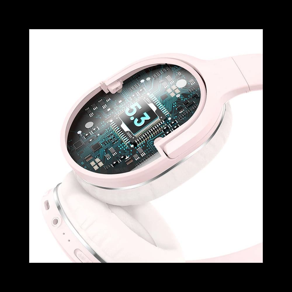 Baseus Encok D02 PRO Wireless Over-Ear Headphones Bluetooth 5.0 (Pink) - 4