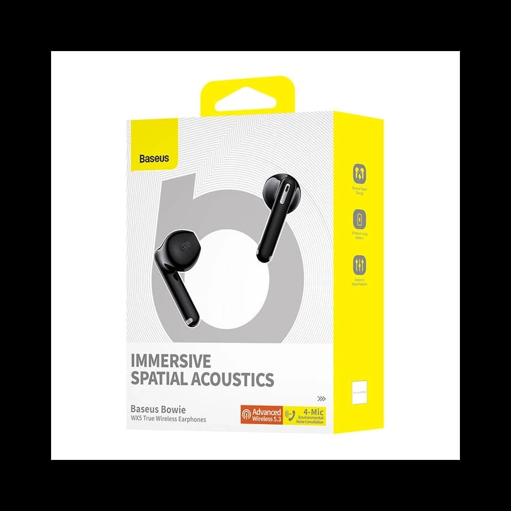 Baseus Bowie WX5 TWS Wireless Ohrhörer Bluetooth 5.3 (schwarz) - 7