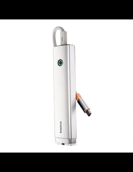 Baseus Ultra Joy HUB 5in1 USB-C / HDMI 2xUSB3.0, USB-C PD, RJ45 (argintiu)