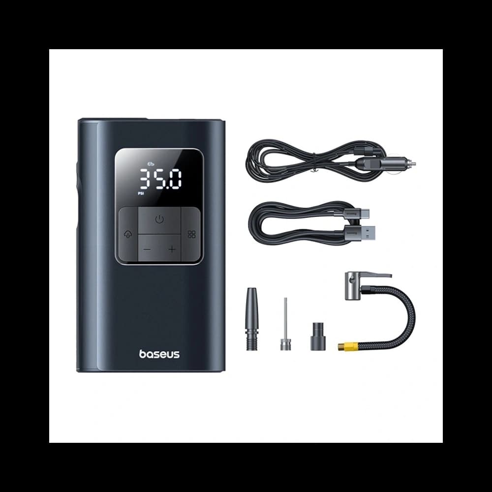 Baseus PrimeTrip VA1 2-in-1 Pumpe mit Taschenlampe Schwarz - 2