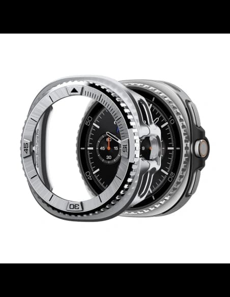 Spigen Bezel Tune Pro Pilot Samsung Galaxy Watch 8 Classic 46mm Argintiu