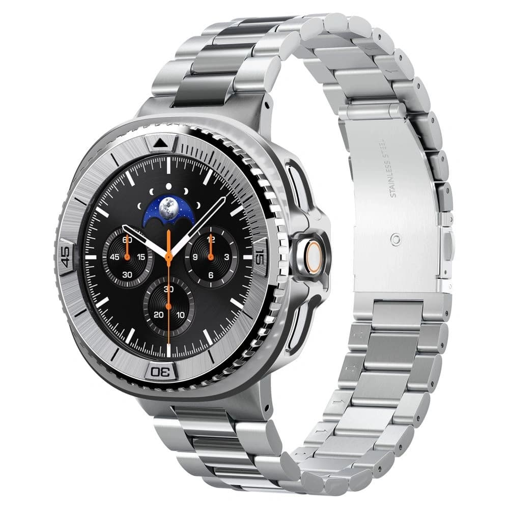Spigen Bezel Tune Pro Pilot Samsung Galaxy Watch 8 Classic 46mm Ezüst - 4