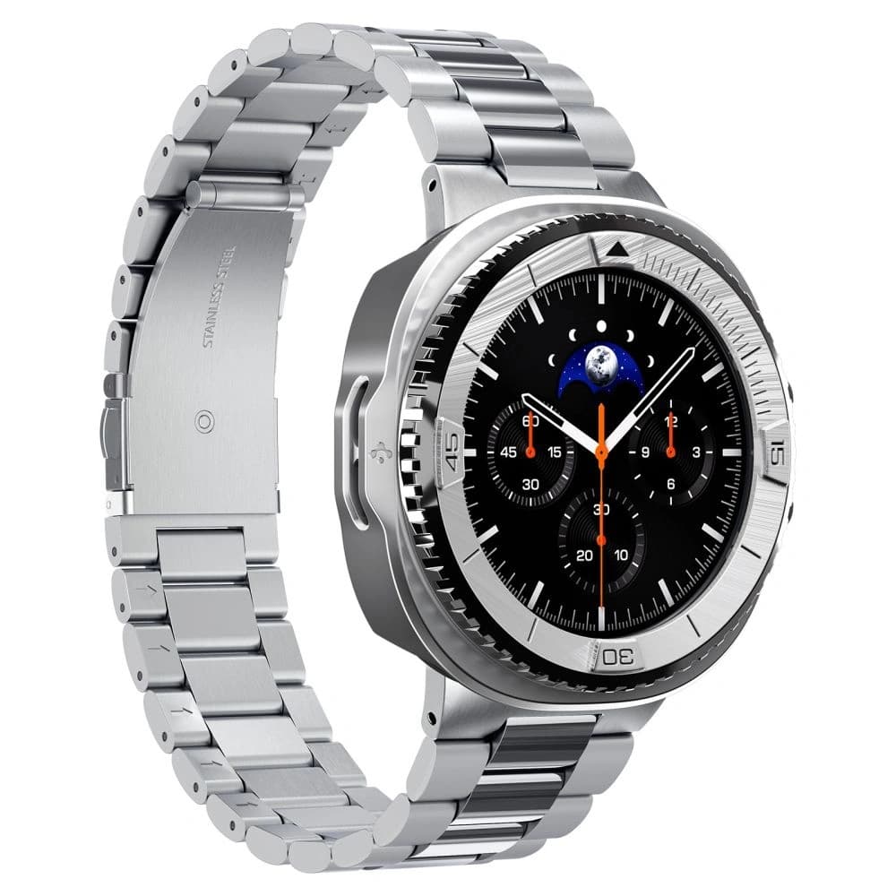Spigen Bezel Tune Pro Pilot Samsung Galaxy Watch 8 Classic 46mm Ezüst - 8