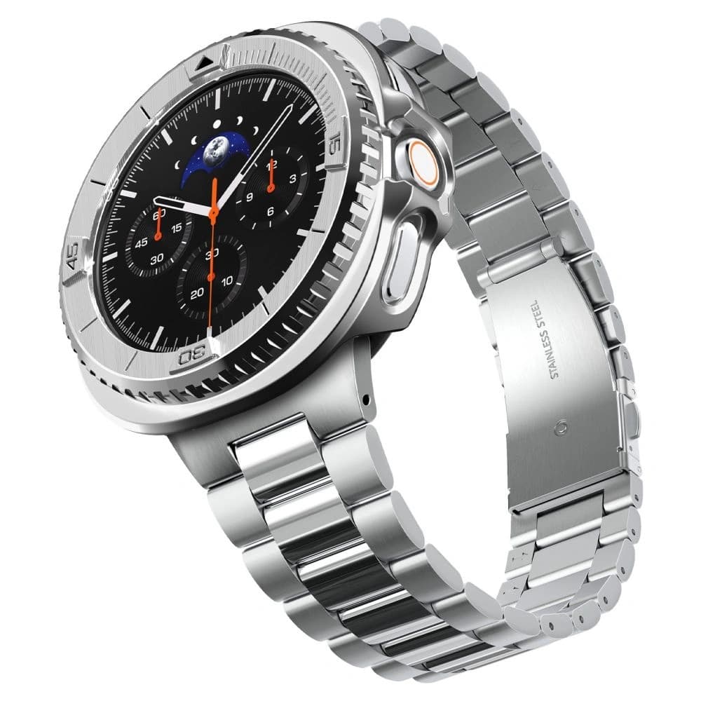 Spigen Bezel Tune Pro Pilot Samsung Galaxy Watch 8 Classic 46mm Ezüst - 10