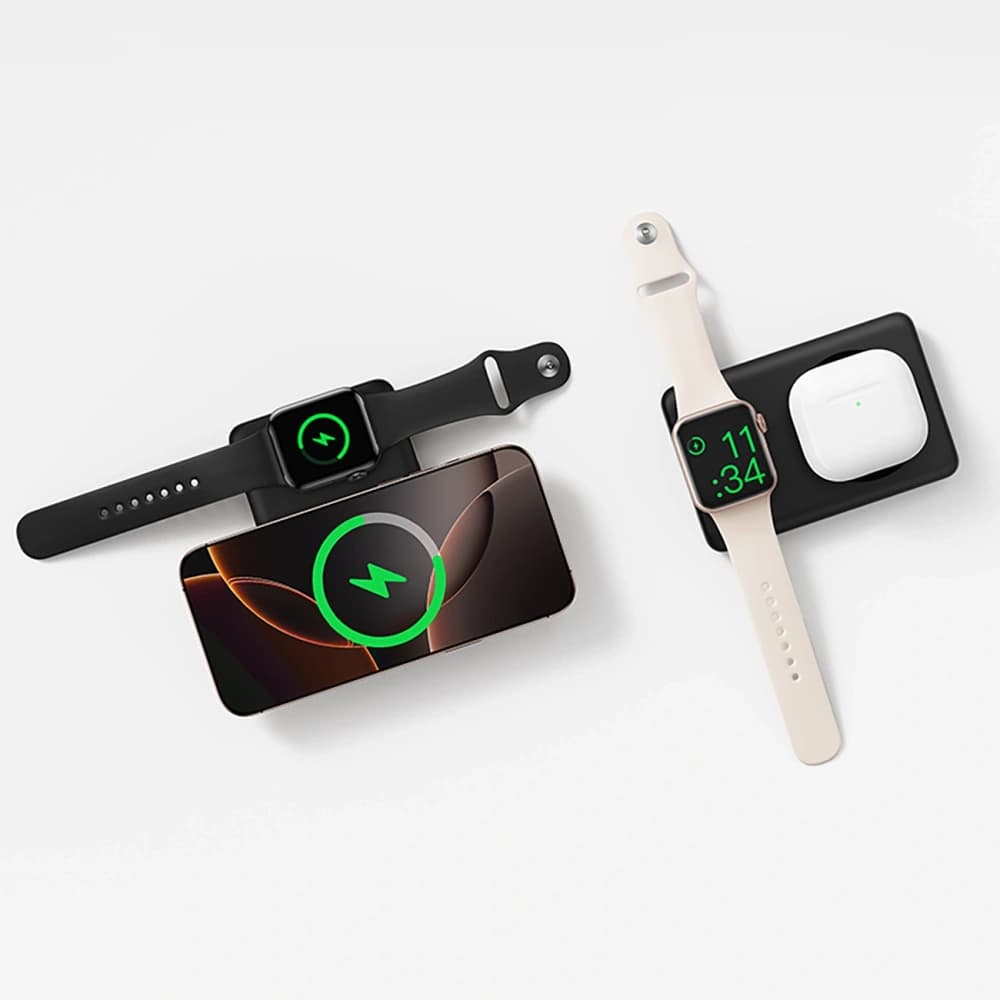 Powerbank Baseus EnerFill FT11 10000mAh 27W MagSafe, do Apple Watch i smartfonów z kablem USB-C 20V/3A 30 cm czarny - 3