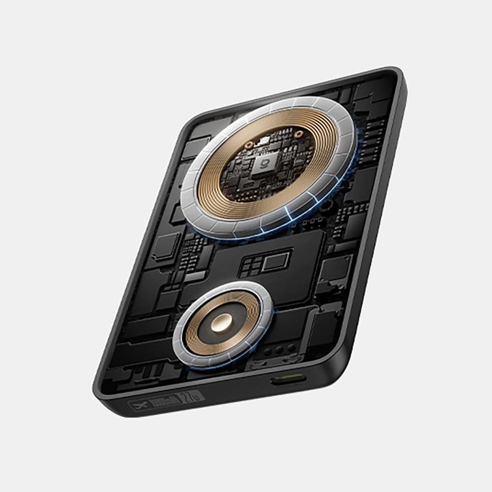 Powerbank Baseus EnerFill FT11 10000mAh 27W MagSafe, do Apple Watch i smartfonów z kablem USB-C 20V/3A 30 cm czarny - 4