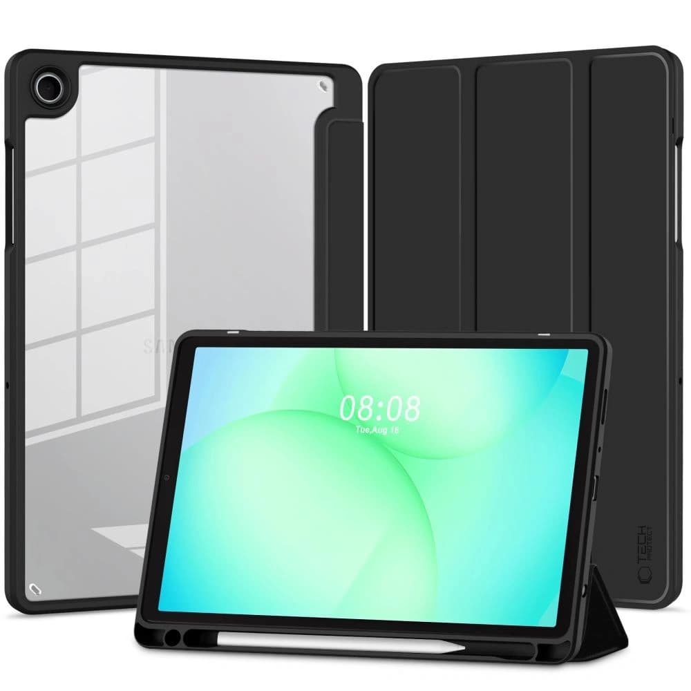 Tech-Protect Smartcase Pen Hybrid Samsung Galaxy Tab A9+ Plus / A11+ Plus 11.0 X210 / X215 / X216 / X230 / X235 / X236 Fekete - 1