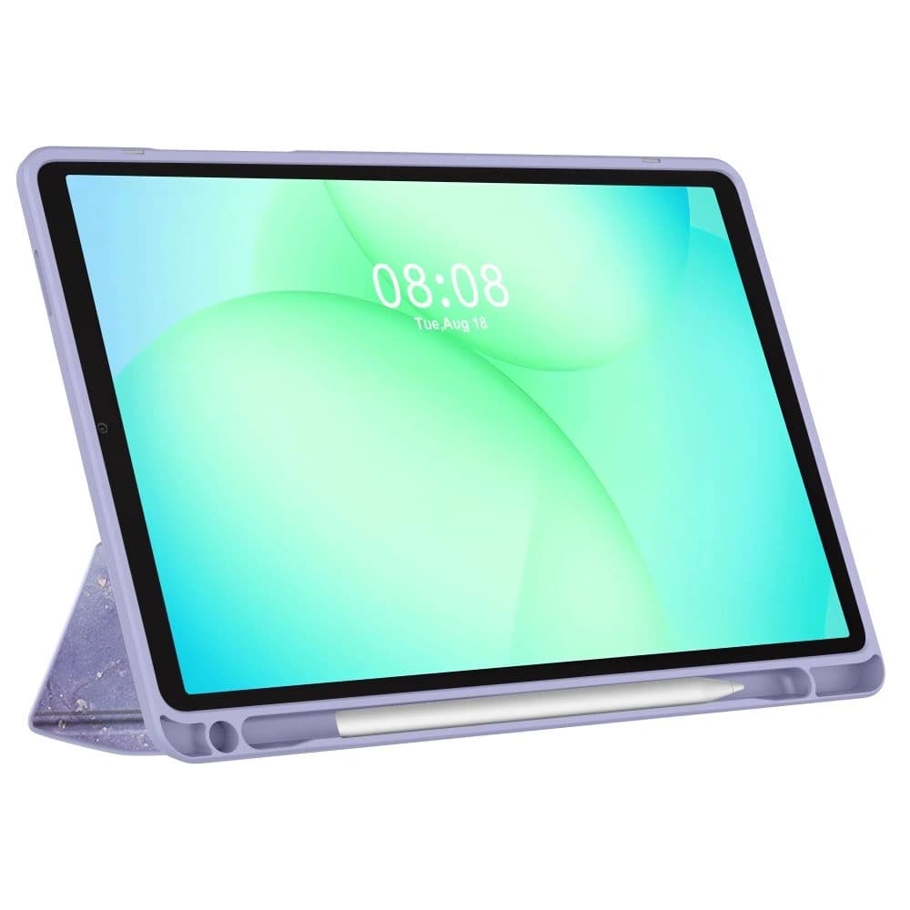 Tech-Protect Smartcase Pen Hybrid Samsung Galaxy Tab A9+ Plus / A11+ Plus 11.0 X210 / X215 / X216 / X230 / X235 / X236 Marmură Violetă - 3