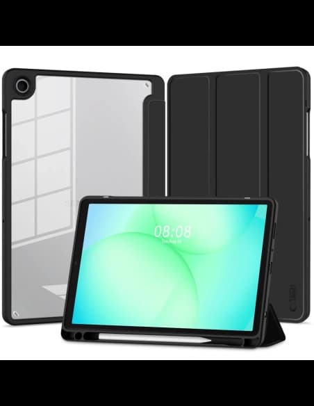 Tech-Protect Smartcase Pen Hybrid Samsung Galaxy Tab A9 / A11 8.7 X110 / X115 / X133 / X135 Fekete