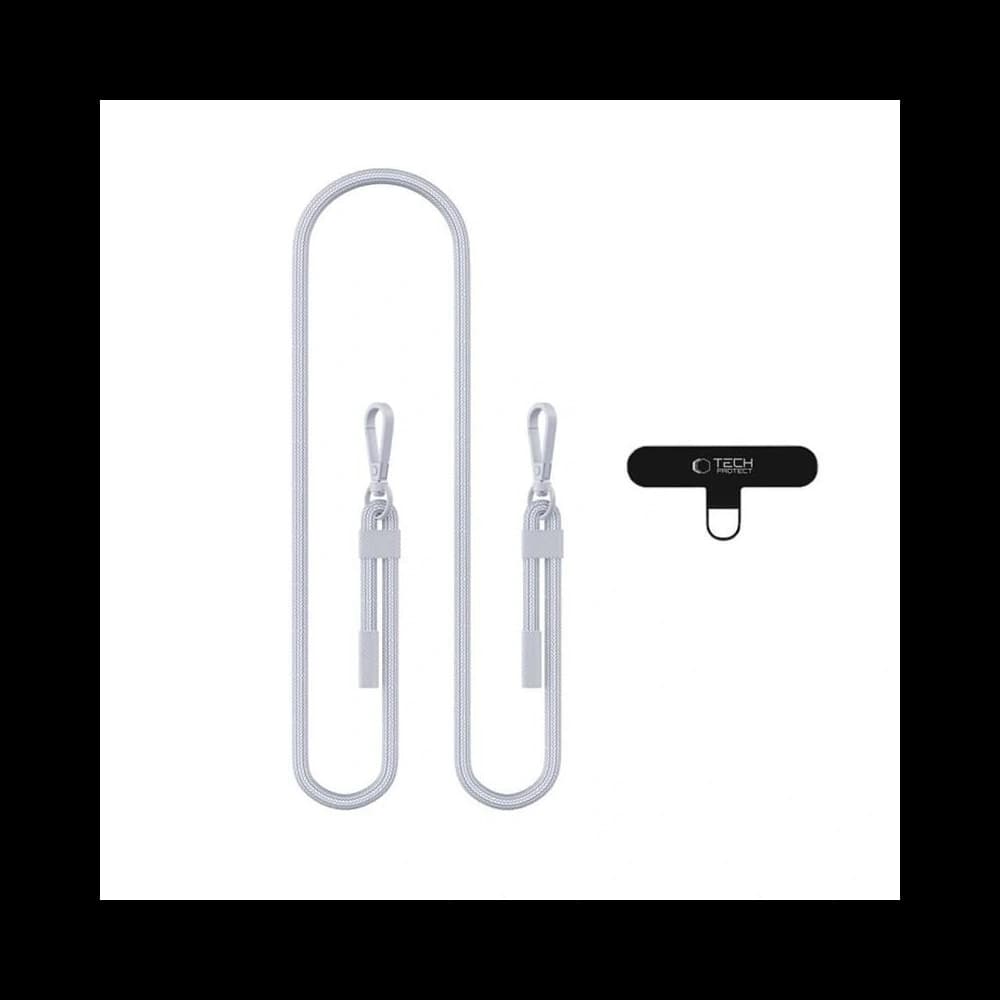 Tech-Protect C5se Popruh přes rameno Rope Ocelově šedý - 1