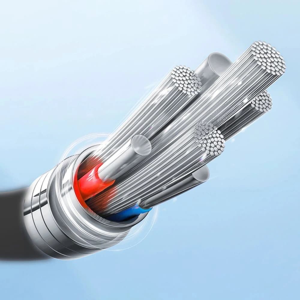 Joyroom Flash-Charge Sorozat SA26-CL3 USB-C / Lightning 30W 1m fekete - 5