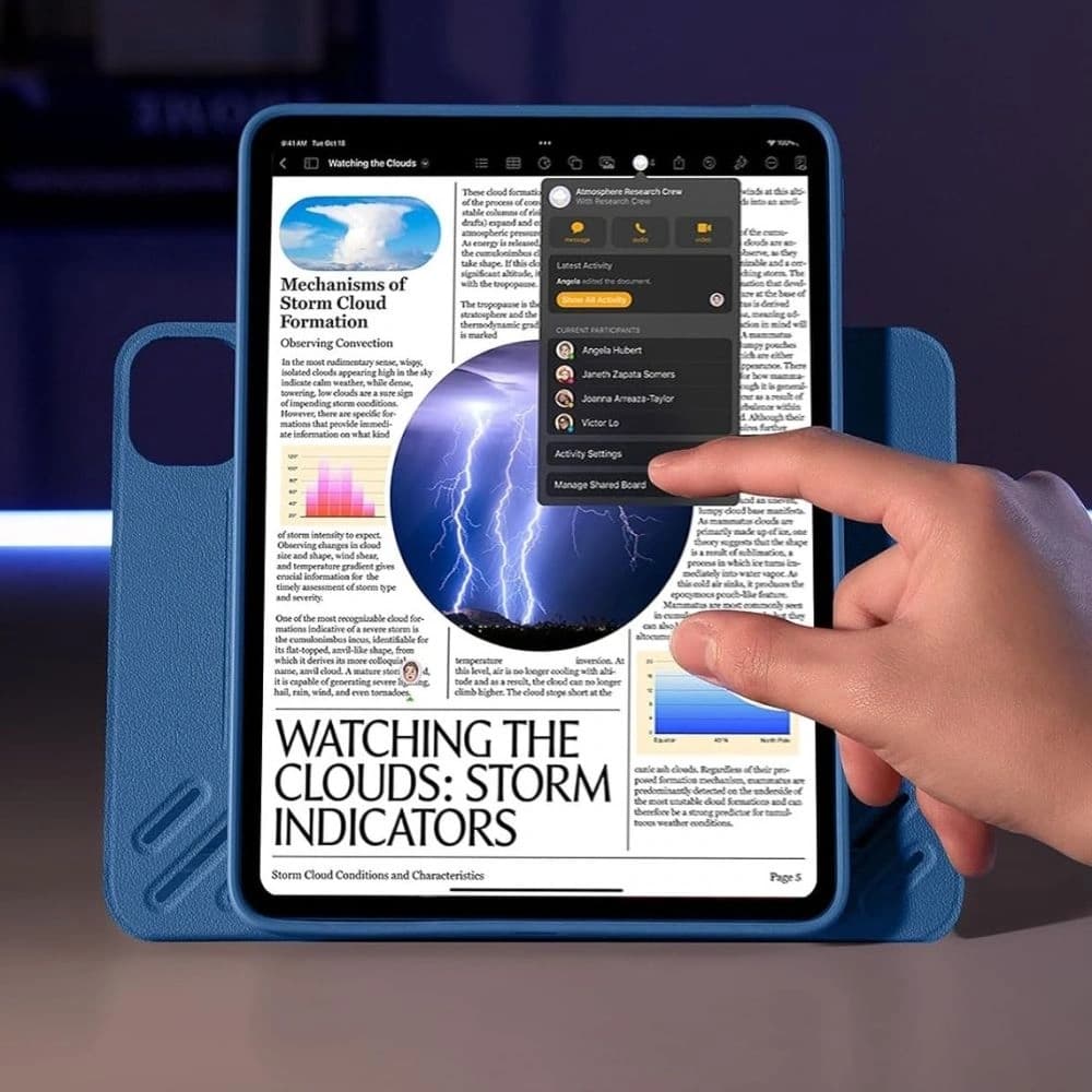 ESR Flip Hybrid Apple iPad Pro 13” 2024/2025 Tengerészkék - 2