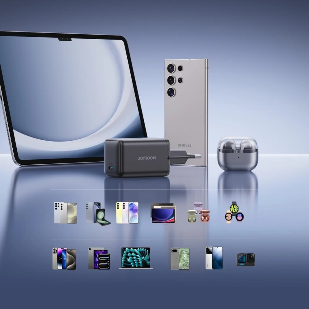 Joyroom JR-TCG18 65W USB-C Wall Charger Black - 6