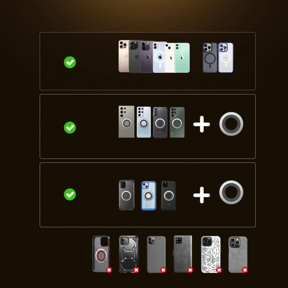 Joyroom JR-ZS505 automobilový držák na palubní desku kompatibilní s MagSafe černý - 10