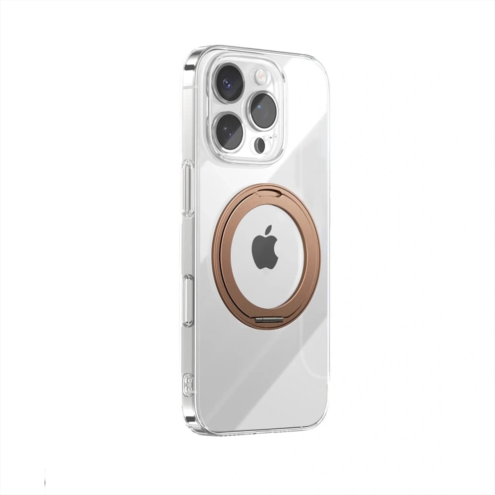 Joyroom JR-16JL6 MagSafe Apple iPhone 16 Pro 360°-os gyűrűalappal, arany színben - 1