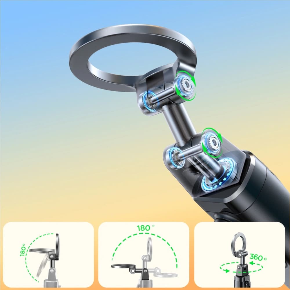 Joyroom JR-ZS509 Bluetooth selfie bot, MagSafe kompatibilis, fekete - 6