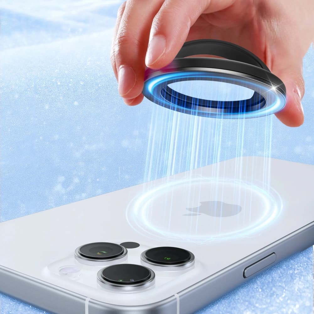 Inel magnetic Joyroom JR-ZS500 pentru degete compatibil cu MagSafe negru - 2