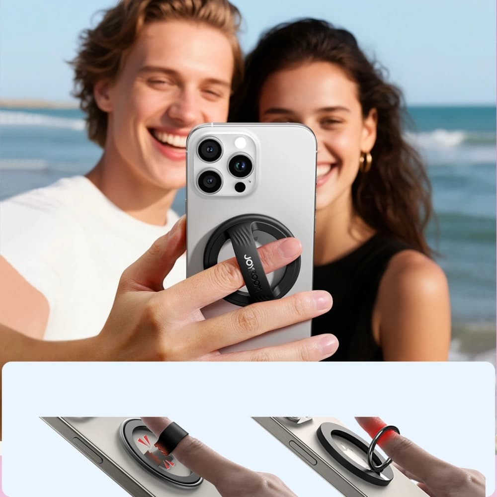 Inel magnetic Joyroom JR-ZS500 pentru degete compatibil cu MagSafe negru - 3