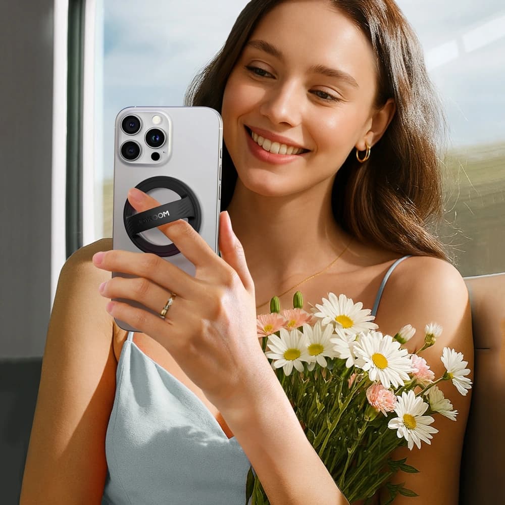 Inel magnetic Joyroom JR-ZS500 pentru degete compatibil cu MagSafe negru - 5