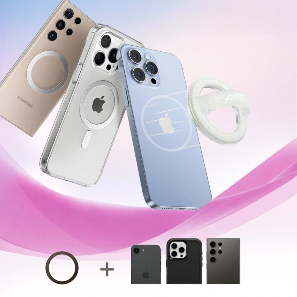 Inel magnetic Joyroom JR-ZS500 pentru degete compatibil cu MagSafe alb - 6