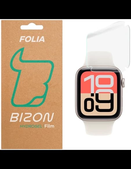 Ceas de sticlă Bizon Hydrogel pentru Apple Watch SE 3 / SE 2 / SE / 6 / 5 / 4 40mm