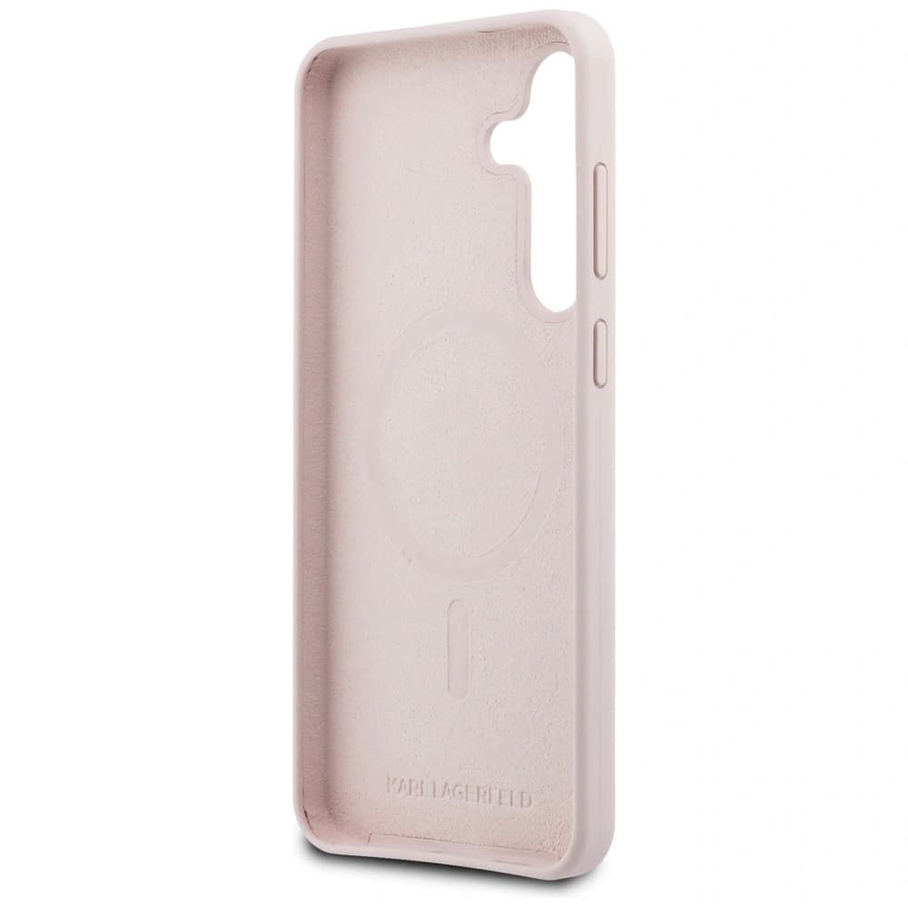 Karl Lagerfeld Silicone Karl&Choupette Heads MagSafe Samsung Galaxy S25 FE pink - 7