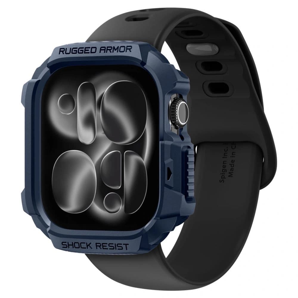 Spigen Rugged Armor V2 Apple Watch 10 / 11 42mm Albastru Marin - 3