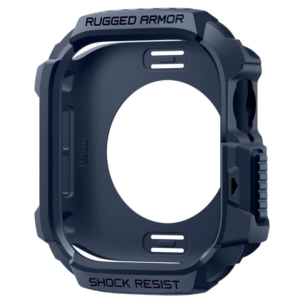 Spigen Rugged Armor V2 Apple Watch 10 / 11 42mm Albastru Marin - 10