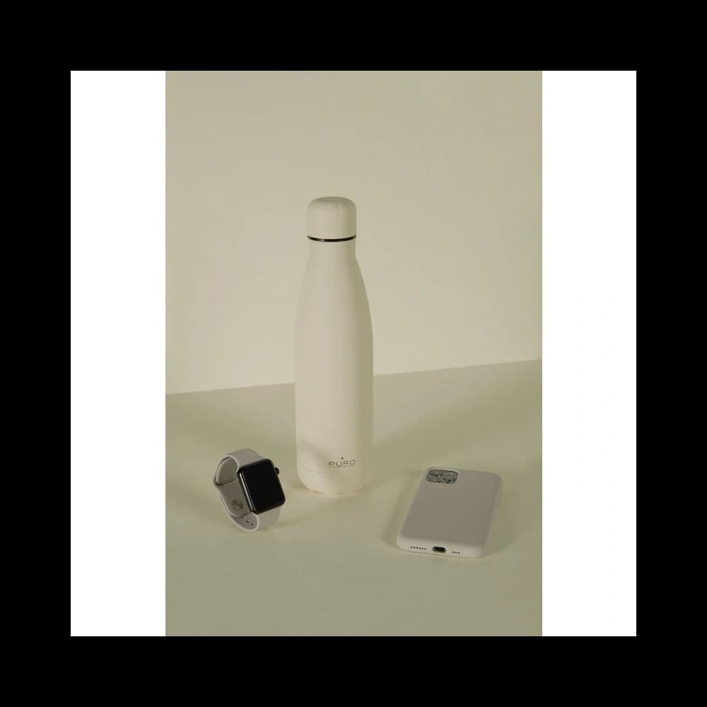 Termos z nerezové oceli PURO ICON 500ml (béžová) (práškový lak) - 4