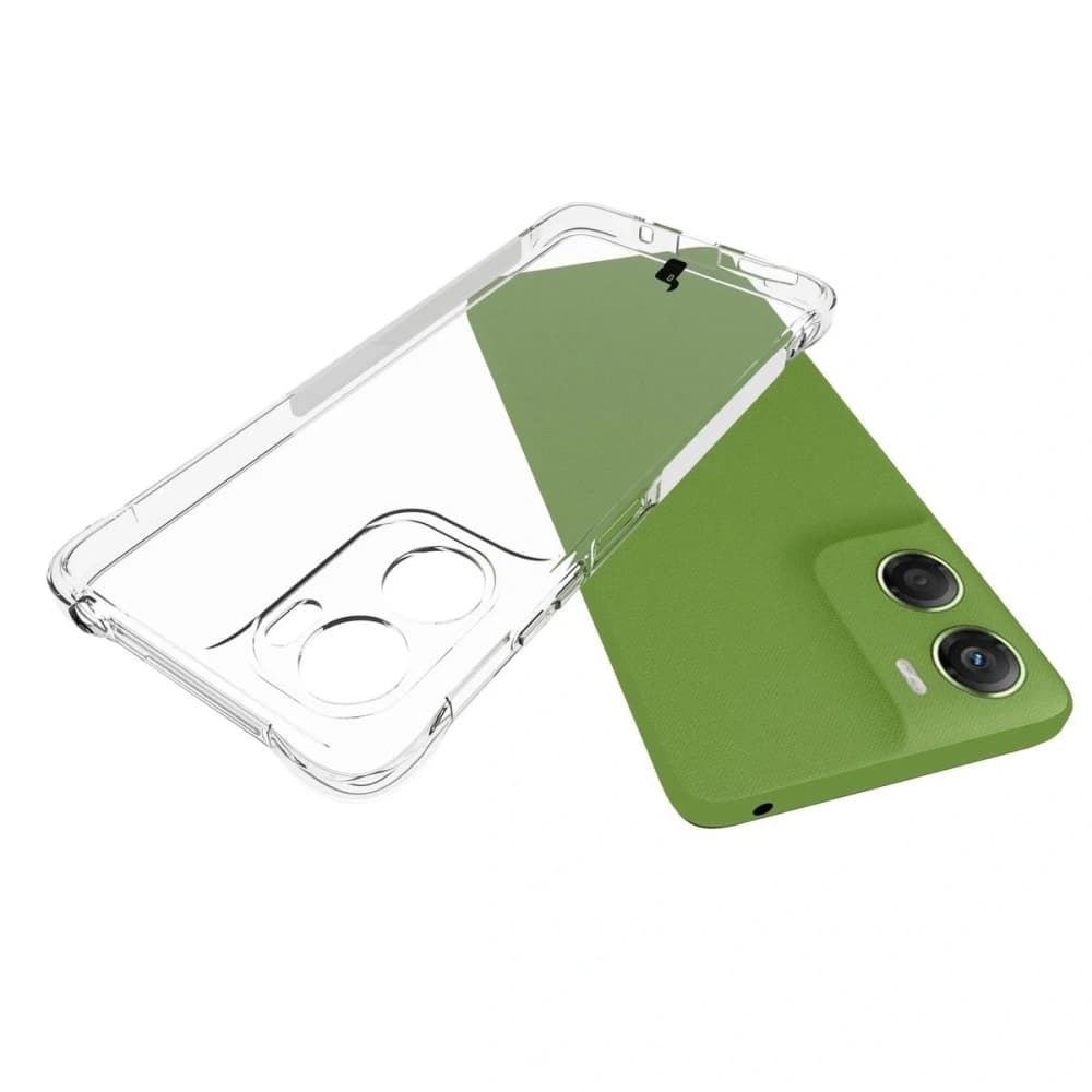 Bizon Case Clear Pack carcasă + 2x folie de protecție pentru ecran Motorola Moto G06 4G / G06 Power 4G - 5